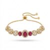 Red Stone Crystal Bracelet