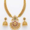 Traditional Gold Tone Kundan Necklace Set
